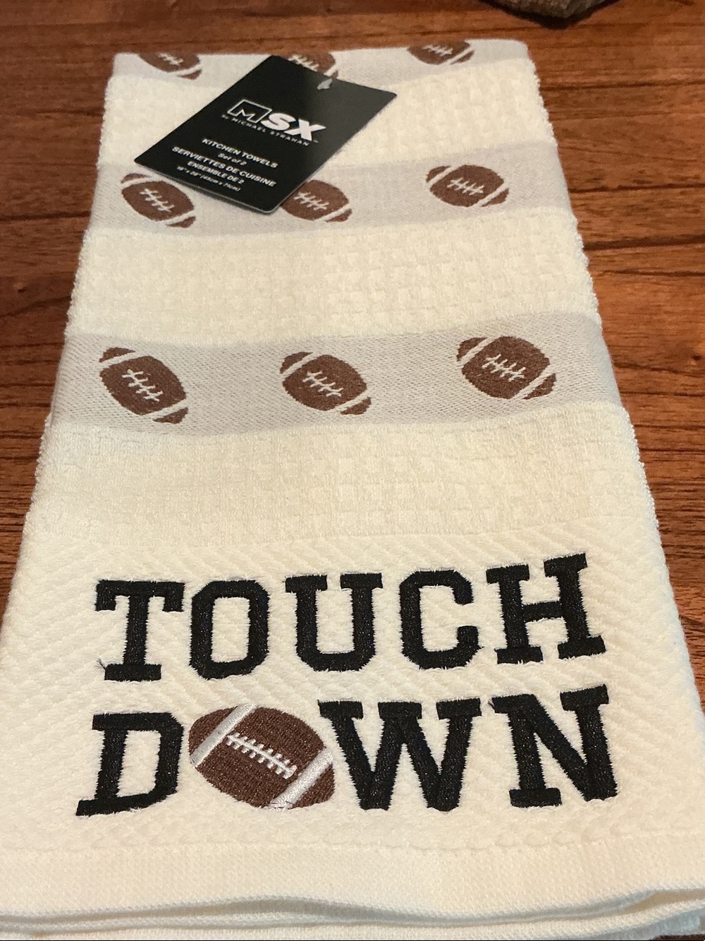 Football Kitchen Towels - Set of 2